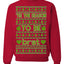 Tis the Season to Be Brat Green Text, Xmas Viral Meme Music Rave Concert Merch Ugly Christmas Sweater Crewneck Sweatshirt