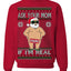 Ask Your Mom If I'm Real Funny Censored Santa Claus Ugly Christmas Sweater Crewneck Sweatshirt