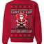 What Happens on Santa's Lap Stays on Santa's Lap, Funny Dirty X Rated Naughty Ugly Christmas Sweater Crewneck Sweatshirt