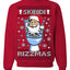 Skibidi Rizzmas Funny Toilet Video Viral Brain Rot Meme, Gen Z Alpha Slang Brainrot Memes Ugly Christmas Sweater Crewneck Sweatshirt