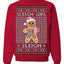 Sleigh Girl Sleigh Funny Trendy Pop Girly Sling Bag Coffee Cup Unisex Ugly Christmas Sweater Crewneck Sweatshirt
