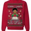 Sorry Santa Dad Never Came Back With Milk, Other Kid, Funny Viral Daddy Left Sad Kid Meme Ugly Christmas Sweater Crewneck Sweatshirt