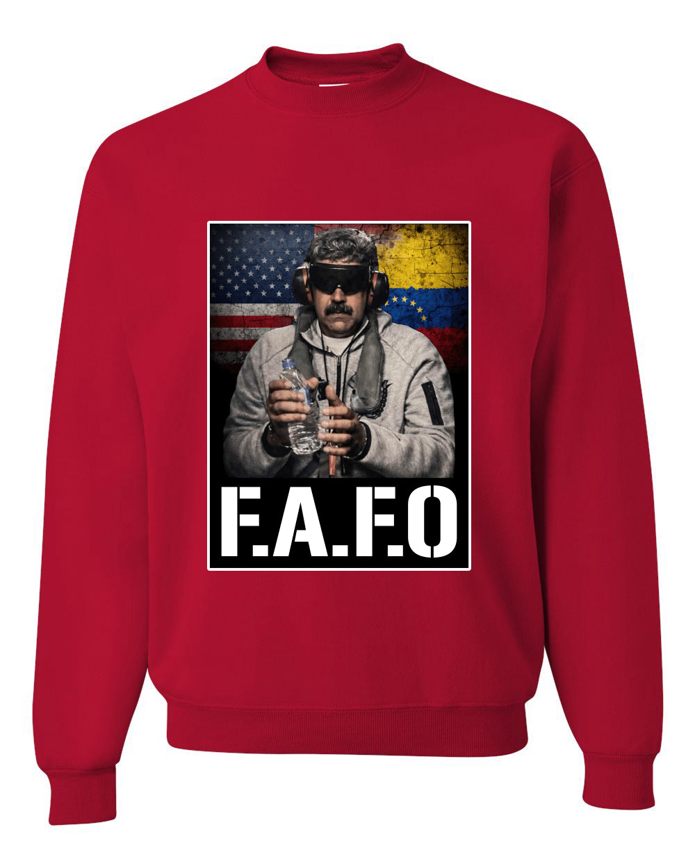 Venezuelan Dictator Maduro Captured F Around Find Out Sweater, Unisex Crewneck Sweatshirts