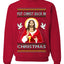 Put Christ Back In Christmas Ugly Christmas Sweater Unisex Crewneck Sweatshirt
