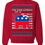 I'm Dreaming Of A Right Christmas Republican GOP  Ugly Christmas Sweater Unisex Crewneck Sweatshirt