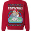 Santa Game Show I'd Like To Solve the Puzzle Wheel Ugly Christmas Sweater Unisex Crewneck Sweatshirt