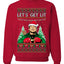 Let's Get Lit Clark Vacation Ugly Christmas Sweater Unisex Crewneck Sweatshirt