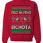 Feliz Navidad Bichota Ugly Christmas Sweater Unisex Crewneck Sweatshirt