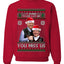 Beginning To Look Like You Miss Us Trump Carlson 24 Ugly Christmas Sweater Unisex Crewneck Sweatshirt