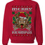 Merry Krampus Santa Folklore Figure Horror Ugly Christmas Sweater Unisex Crewneck Sweatshirt