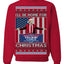 I'll Be Home for Christmas USA Trump 2024, MAGA Make America Great Again Santa Speech Ugly Christmas Sweater Sweaters Crewneck Sweatshirts