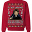 It's Not Christmas Until Hans Gruber Falls From Nakatomi Ugly Christmas Sweater Crewneck Sweatshirt