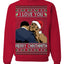 I Love You Merry Chrithmith Funny Boxing Fight Meme Classic Funny Xmas Ugly Christmas Sweater Crewneck Sweatshirt
