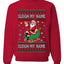 Sleigh My Name Sleigh My Name, Pop Singers, Song Lyrics Pun, Santa Sleigh, Ugly Christmas Unisex Sweater, Crewneck Sweatshirts