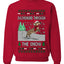 Dachshund Through The Snow, Cute Dog Christmas Sweater, Ugly Christmas Unisex Sweater, Crewneck Sweatshirts
