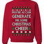 Maybe AI Can Generate Me Some Christmas Cheer, Funy Christmas Unisex Sweater, Ugly Christmas Crewneck Sweatshirts