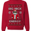 Big Nick Energy, Funny Humor, Ugly Christmas Unisex Sweater, Crewneck Sweatshirts