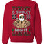 O Swoley Night, Exercise and Fitness Enthusiast, Ugly Christmas Unisex Sweater, Crewneck Sweatshirts