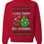 Big and Bobbing, Funny Unisex Ugly Christmas Sweater Crewneck Sweatshirts