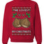 He Loves my Chestnuts, Unisex Ugly Christmas Sweater Crewneck Sweatshirts