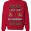 I Put The D In Reindeer, Unisex Ugly Christmas Sweater, Crewneck Sweatshirts