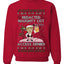 Redacted Naughty List Access Denied, Unisex Ugly Christmas Sweater Crewneck Sweatshirts