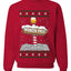North Pole, Unisex Ugly Christmas Sweater Crewneck Sweatshirts