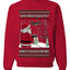 Santa Drone Show Reindeer, Unisex Ugly Christmas Sweater Crewneck Sweatshirts