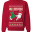 6 7 Christmas Hands, Unisex Ugly Christmas Sweater Crewneck Sweatshirts