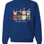 Meowy Catmas, Christmas Cat Lover Design, Unisex Christmas Sweater, Crewneck Sweatshirts