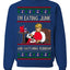 I'm Eating Junk and Watching Rubbish 90s Movie Ice Cream Ugly Christmas Sweater