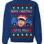 Merry Christmas Little Fella Funny 90s Harry Movie Quote Ugly Christmas Sweater
