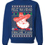 Feliz Navidad Puro Pinche Pari Funny Spanish Song Ugly Christmas Sweater Crewneck Sweatshirt