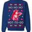 Ho Ho Ho Hot to Go, Viral Midwest Princess Song Dance Pop Star Concert Tour Merch Ugly Christmas Sweater Crewneck Sweatshirt