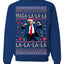 Maga La La La Funny Donald Trump Christmas Carol Song Ugly Christmas Sweater Crewneck Sweatshirt