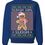 Sleigh Girl Sleigh Funny Trendy Pop Girly Sling Bag Coffee Cup Unisex Ugly Christmas Sweater Crewneck Sweatshirt