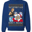That Santa Mother F Isn't Real CLEAN Ugly Christmas Sweater Unisex Crewneck Sweatshirt