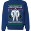 Abdominal Swoleman Fitness Yeti Ugly Christmas Sweater Unisex Crewneck Sweatshirt