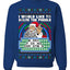 Santa Game Show I'd Like To Solve the Puzzle Wheel Ugly Christmas Sweater Unisex Crewneck Sweatshirt