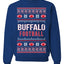 City of Buffalo BUF American Football Fantasy Fan Ugly Christmas Sweater Unisex Crewneck Sweatshirt