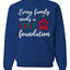 Every Family Needs a Stable Foundation Christmas Unisex Crewneck Sweatshirt