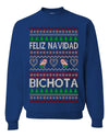 Feliz Navidad Bichota Ugly Christmas Sweater Unisex Crewneck Sweatshirt