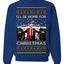 I'll Be Home for Xmas Donald Trump Ugly Christmas Sweater Crewneck Sweatshirt
