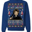 It's Not Christmas Until Hans Gruber Falls From Nakatomi Ugly Christmas Sweater Crewneck Sweatshirt