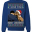 I Love You Merry Chrithmith Funny Boxing Fight Meme Classic Funny Xmas Ugly Christmas Sweater Crewneck Sweatshirt