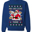 Milk And Cookie Time Christmas Sweater, Unisex Ugly Christmas Crewneck Sweatshirts