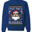 I Put The D In Holiday, Unisex Ugly Christmas Sweater Crewneck Sweatshirts