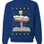 North Pole, Unisex Ugly Christmas Sweater Crewneck Sweatshirts