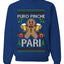 Puro Pinche Pari,Unisex Ugly Christmas Sweater, Crewneck Sweatshirts