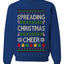 Spreading Christmas Cheer, Unisex Ugly Christmas Sweater Crewneck Sweatshirts